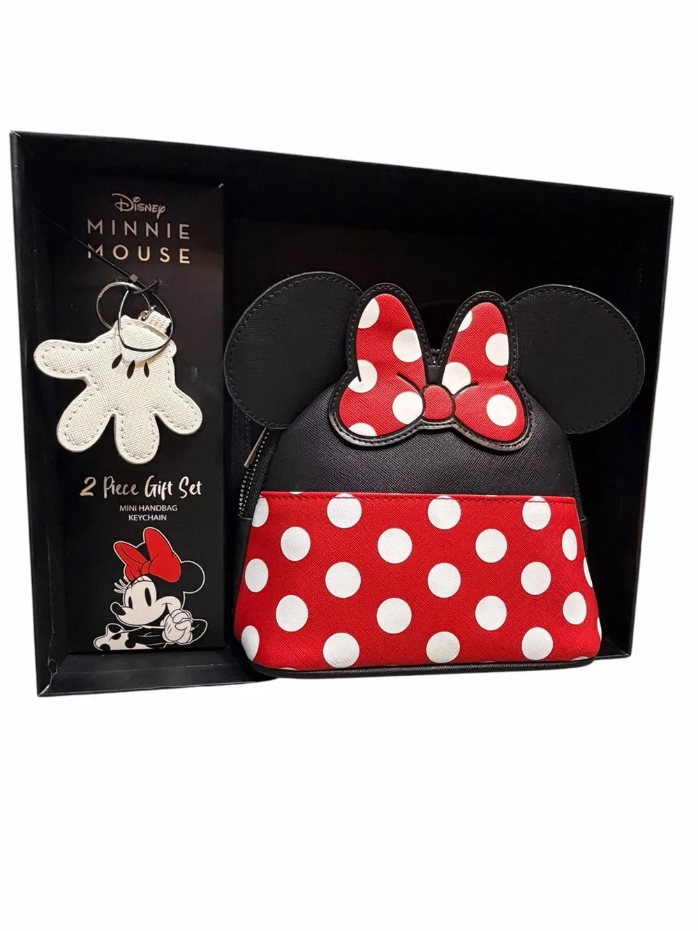 Disney Minnie Mouse Girl’s Red Polka Dot Mini Handbag Gift Set